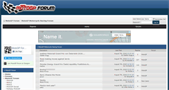 Desktop Screenshot of motogpforum.com