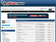 Tablet Screenshot of motogpforum.com